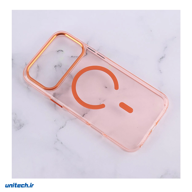 قاب مگ سیف اورجینال شیشه ای رنگی مناسب iPhone 17 Pro Max2